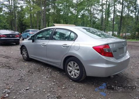 2012 Honda Civic Lx из США, поврежденный, VIN 19XFB2F53CE064306